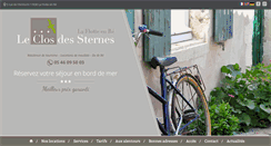 Desktop Screenshot of clos-des-sternes.com